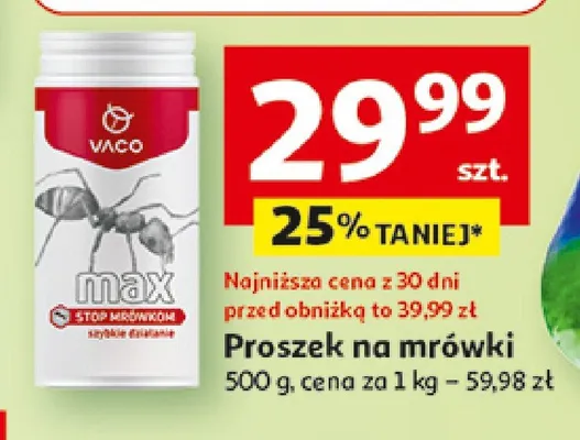 Proszek na mrówki Vaco Max Stop Mrówkom promocja w Auchan
