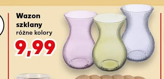Wazon szklany promocja w Kaufland