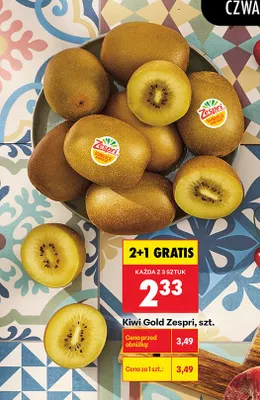 Kiwi Gold Zespri promocja w Biedronka
