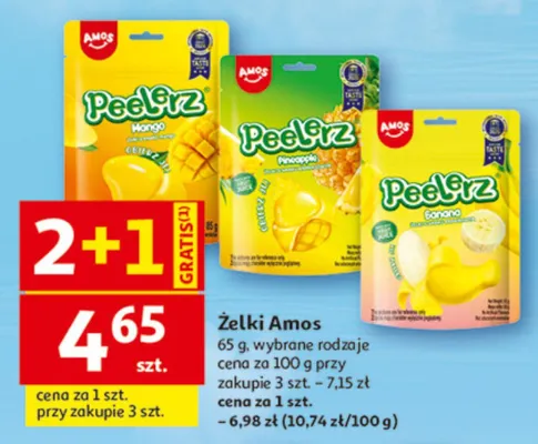 Żelki Amos Banana promocja w Auchan
