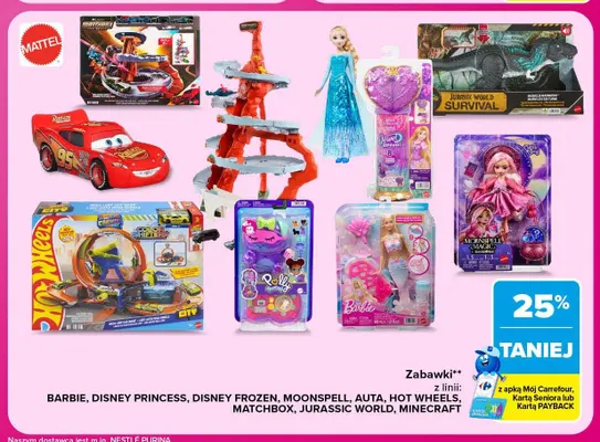 Zabawki Mattel promocja w Carrefour