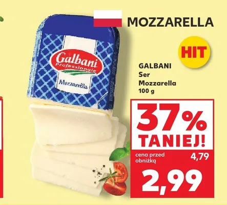 Ser Mozzarella Galbani promocja w Kaufland