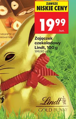 Czekoladowy zajączek 100 g promocja w Biedronka