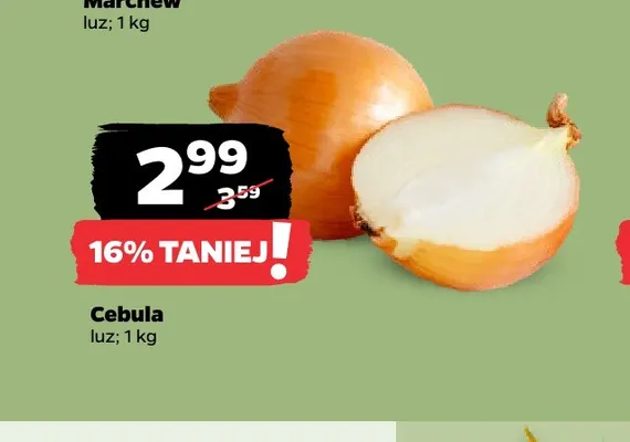 Cebula promocja w Netto