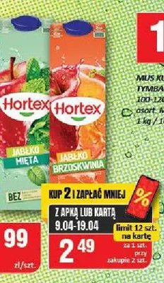 Soki 100% promocja w Chorten