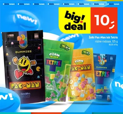 Żelki piankowe kwaśne Pac-Man Sour Foam Gums Fandom Snacks promocja w Dealz