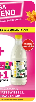 Mleko Łaciate Świeże 2,0% promocja w Euro Sklep