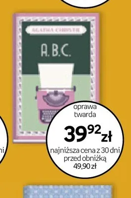 Książka Agatha Christie A.B.C. oprawa twarda promocja w Empik