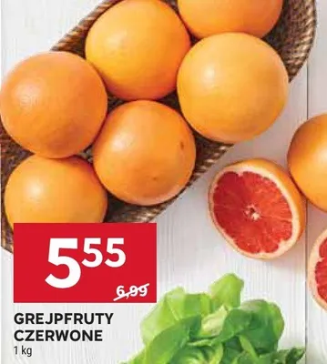 Grejpfruty czerwone promocja w Stokrotka
