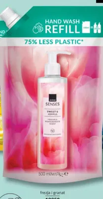Mydło w płynie uzupełnienie Avon Senses frezja i granat promocja w AVON