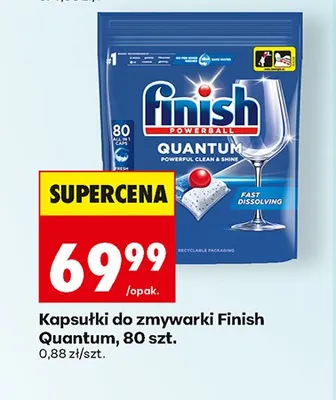 Kapsułki do zmywarki Finish Quantum promocja w Biedronka