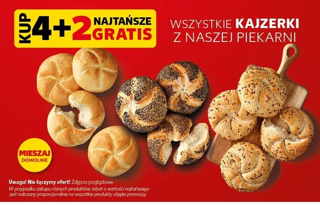 Kajzerka z makiem promocja w Kaufland
