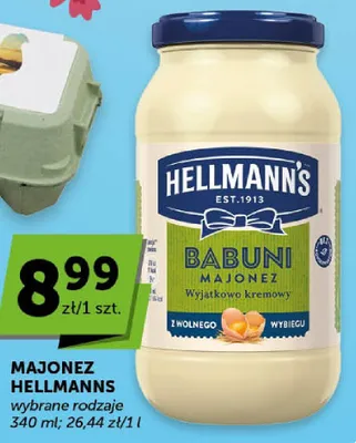 Majonez Babuni wyjątkowo kremowy promocja w Groszek