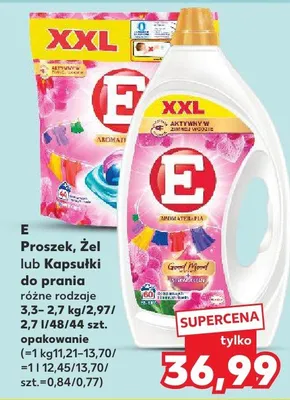 Proszek, żel lub kapsułki do prania różne rodzaje 3,3-2,7 kg/2,97l/2,71/48/44 szt. opakowanie promocja w Kaufland