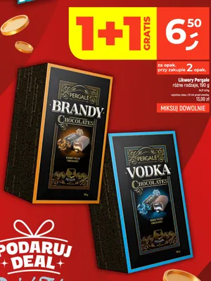 Praliny Pergale Brandy Chocolates promocja w Dealz