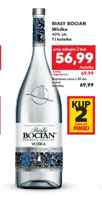 Wódka Biały Bocian 40% promocja w Kaufland