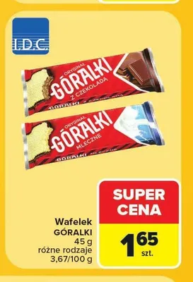 Wafelek Góralki mleczne promocja w Carrefour Market