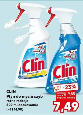 Płyn do mycia szyb różne rodzaje promocja w Kaufland