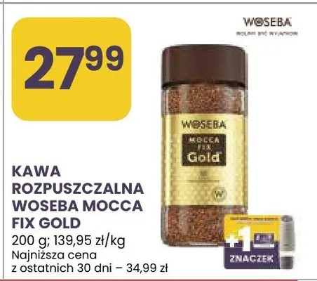 Kawa rozpuszczalna Woseba Mocca Fix Gold promocja w Stokrotka