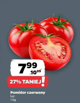 Pomidor czerwony luz promocja w Netto