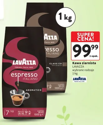 Kawa ziarnista wybrane rodzaje promocja w Intermarche