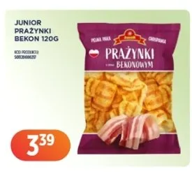 Prażynki bekonowe Junior promocja w Leo Market