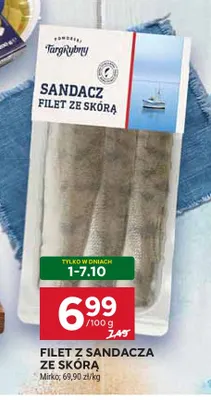Filet z sandacza ze skórą Targ Rybny promocja w Stokrotka