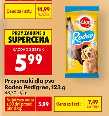 Przysmaki dla psa Rodeo promocja w Biedronka