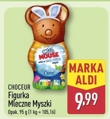 Figurka mleczne myszki promocja w Aldi