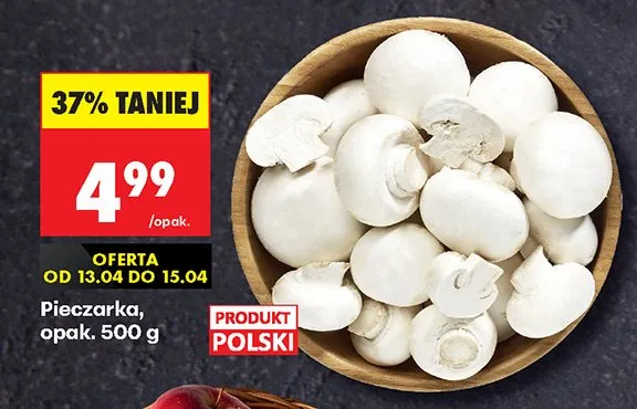 Pieczarki Biedronka promocja w Biedronka