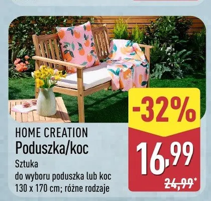 Poduszka HOME CREATION promocja w Aldi