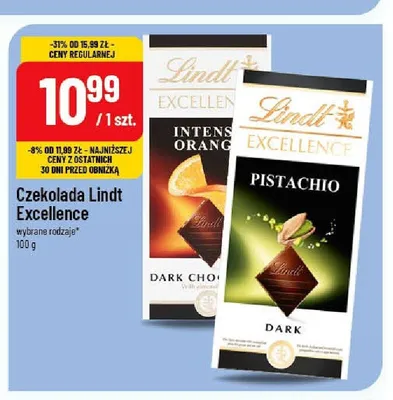 Czekolada Lindt Excellence Intense Orange Dark promocja w POLOmarket