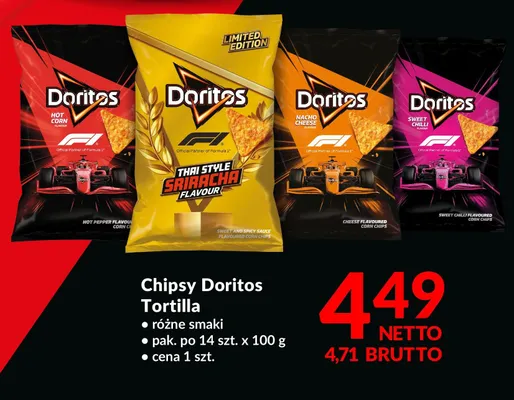 Chipsy Doritos Tortilla Thai Style Sriracha promocja w Makro