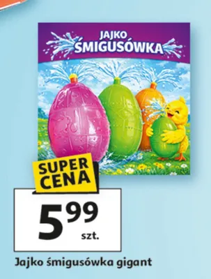 Jajko śmigusówka gigant promocja w Auchan