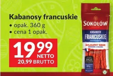 Kabanosy francuskie promocja w Makro