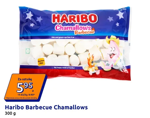 Pianki Haribo Barbecue Chamallows promocja w Action