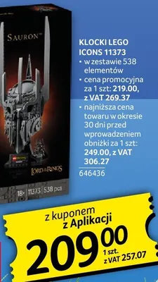 Klocki LEGO ICONS 11373 promocja w Selgros