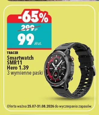 Smartwatch Tracer SMR11 Hero 1,39 promocja w Biedronka Home