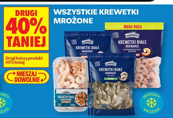 Krewetki białe vannamei promocja w Biedronka