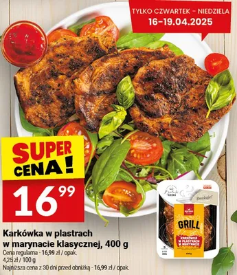 Karkówka w plastrach w marynacie klasycznej promocja w Twój Market