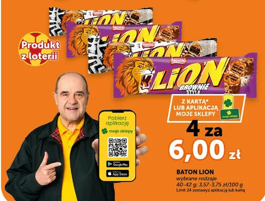 Baton Lion White promocja w Groszek