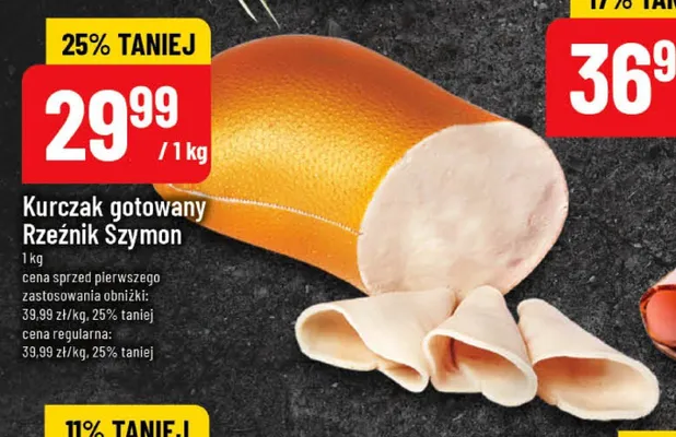 Kurczak gotowany Rzeźnik Szymon promocja w POLOmarket