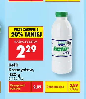 Kefir Krasnystaw promocja w Biedronka