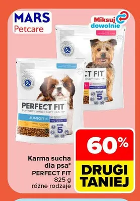 Karma sucha dla psa Adult 1+ Perfect Fit promocja w Carrefour