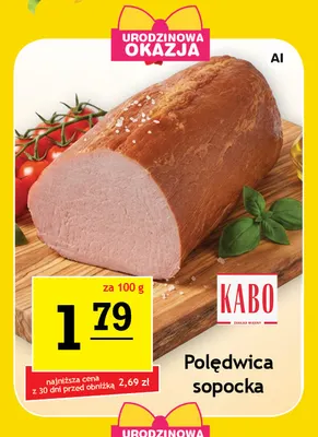 Polędwica sopocka Kabo promocja w Gram Market