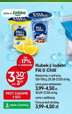 Kubek z lodem Fill & Chill klasyczny promocja w Żabka