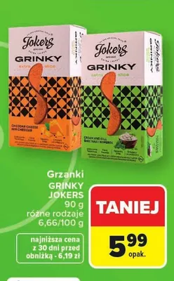 Grzanki GRINKY JOKERS promocja w Carrefour Market