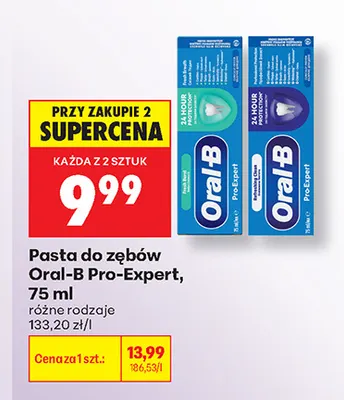 Pasta do zębów Oral-B Pro-Expert promocja w Biedronka