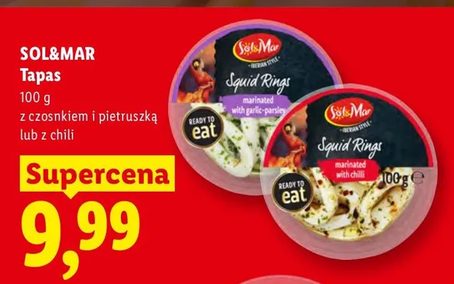Tapas z chili Sol & Mar promocja w Lidl