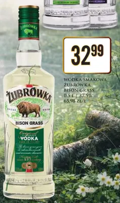 Wódka smakowa Bison Grass promocja w Dino